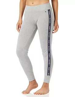 Legginsy - Tommy Hilfiger Damskie legginsy sportowe, szary (Grey Heather), XS - grafika 1