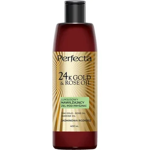 PERFECTA 24K Gold&Rose żel pod prysznic Jaśmin 400ml - Kosmetyki do kąpieli - miniaturka - grafika 1