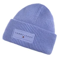 Czapki damskie - Czapka Tjw Linear Beanie AW0AW17913 C5Z (TH1379-b) Tommy Hilfiger - miniaturka - grafika 1