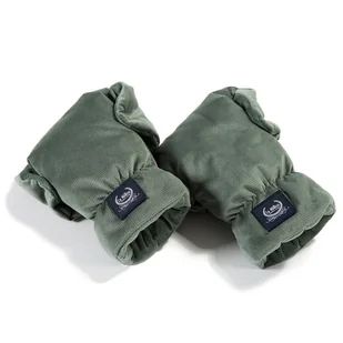La Millou, Velvet Collection - Aspen Winterproof Mufka Rękawice - Khaki - Torby i organizery dla mam - miniaturka - grafika 1