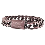 Bransolety męskie - Bransoletka Męska Police PJ25507BSEBR-02-S 21 cm - miniaturka - grafika 1