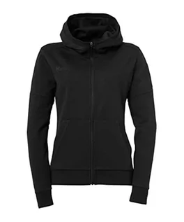 Kurtki damskie - Kempa Status Hood Jacket Women Kurtka damska, czarny, XS - grafika 1