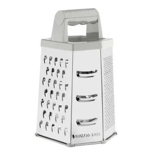 Tarka 6-boczna NDZ Practico jasnoszary - Siekacze tarki i szatkownice - miniaturka - grafika 1