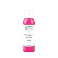 Przybory szkolne - Farba akrylowa ciemnoróżowa 60ml - Dalprint - miniaturka - grafika 1