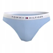 Majtki damskie - TOMMY HILFIGER BIKINI DAMSKIE MAJTKI 1P NIEBIESKIE r.XS - miniaturka - grafika 1