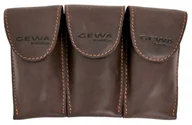Akcesoria do instrumentów dętych - Gewa Mundstücktasche Crazy Horse Posaune schwarz für 3 Mundstücke 720031 - miniaturka - grafika 1