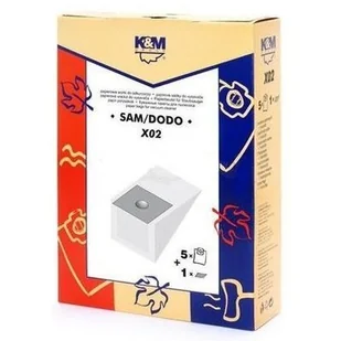 K&M Worki do odkurzacza X02 uniwersalne 5 szt. - Worki do odkurzaczy - miniaturka - grafika 1