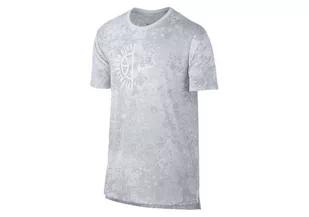 Nike Dry Basketball Swoosh Tee White - Koszulki męskie - miniaturka - grafika 1
