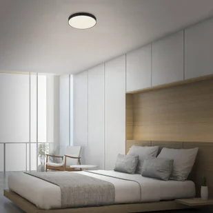 Lampa sufitowa LED Flame Star, Ø 28,7cm, czarna - Lampy sufitowe - miniaturka - grafika 2