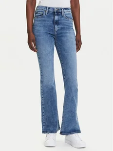Tommy Jeans Jeansy Sylvia DW0DW20654 Niebieski Flare Fit - Spodnie damskie - miniaturka - grafika 1