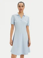 Sukienki - Tommy Hilfiger Sukienka letnia WW0WW41567 Błękitny Regular Fit - miniaturka - grafika 1