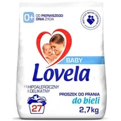 Środki do prania - Lovela Baby proszek białego hipoalergiczny 2,7kg - miniaturka - grafika 1