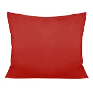 Poszewki na poduszki - Poszewka 50x80 na poduszkę bawełniana satyna kolor czerwony gładki czerwień - miniaturka - grafika 1