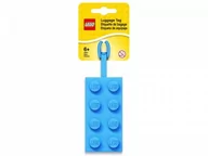 Breloczki dla dzieci - LEGO Zawieszka do bagażu klocek niebieski KURIER od 11.90! DOSTĘPNE OD RĘKI 52001 - miniaturka - grafika 1