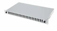 Akcesoria do szaf serwerowych - BKT-ELEKTRONIK Przełącznica wysuwalna BKT 1U "Light" ze zintegrowaną płytą czołową 24 x ST Simplex "Data" 11120151 - miniaturka - grafika 1