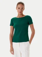 Koszulki i topy damskie - Tatuum T-Shirt Mikaja T2502.056 Zielony Regular Fit - miniaturka - grafika 1