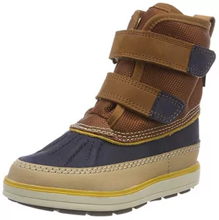 Śniegowce damskie - Clarks Arrow Star Gtx śniegowce chłopięce, brązowy - Braun Tan Combi - 25 EU - grafika 1