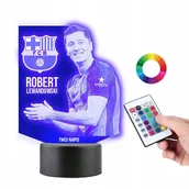 Lampy stojące - Lampka Nocna Robert Lewandowski Barcelona PLEXIDO - miniaturka - grafika 1