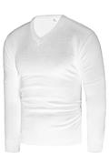 Swetry męskie - Sweter męski 2200a - biały - Risardi - miniaturka - grafika 1