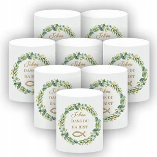 Zestaw 8 świeczników na podgrzewacze, lekkie składane - Świeczniki - miniaturka - grafika 1