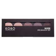 Cienie do powiek - Kobo Professional Paleta 5 Cieni Nude 9G - miniaturka - grafika 1