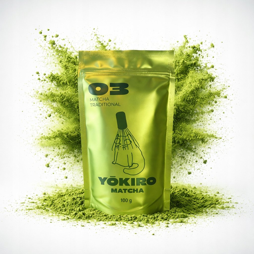 Yokiro Matcha Tradycyjna 03 100g – japońska herbata sproszkowana premium