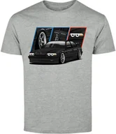 Koszulki męskie - T-SHIRT MĘSKI MOTORYZACYJNA BMW 7 E38 M POWER KOSZULKA SZARA R-M A585 - miniaturka - grafika 1
