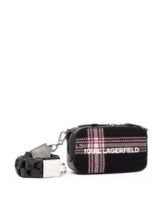 KARL LAGERFELD Wymienny pasek do torebki 221W3903 Czarny - Akcesoria do torebek - miniaturka - grafika 1