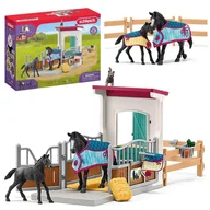 Figurki dla dzieci - Schleich Horse Club - Zagroda dla koni z klaczą i źrebakiem, figurki dla dzieci 5+ - miniaturka - grafika 1
