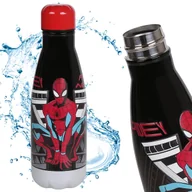 Shakery i bidony sportowe - MARVEL Spider-Man STALOWA butelka NA WODĘ, Bidon ze stali nierdzewnej DLA CHŁOPCA 500ml - miniaturka - grafika 1