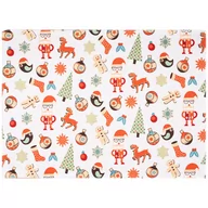 Obrusy i serwetki - Świąteczna podkładka Krasnale i choinki, 33 x 45 cm - miniaturka - grafika 1