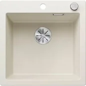 Zlewozmywaki - Zlewozmywak granitowy BLANCO Pleon 5 Silgranit Delikatny biały 527134 - miniaturka - grafika 1