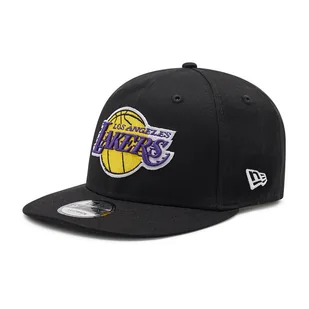 Czapka z daszkiem New Era 9Fifty Los Angeles Lakers 60245408 Czarny - Czapki męskie - miniaturka - grafika 1