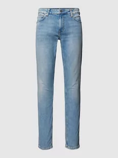 Jeansy o kroju slim fit z wpuszczanymi kieszeniami model ‘LOOM’ - Spodnie męskie - miniaturka - grafika 1
