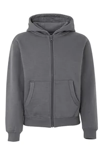 Mukua Byron Kids Bluza dziecięca z zamkiem błyskawicznym i kapturem, kolor ciemnoszary, rozmiar 7/8 - Bluzy dla dziewczynek - miniaturka - grafika 1