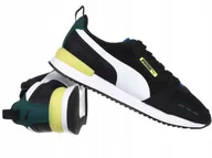 Sneakersy męskie - Buty męskie Puma R78 373117-59 sneakersy czarne męskie - miniaturka - grafika 1