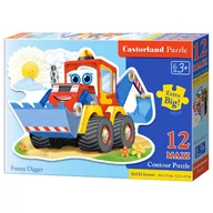 Puzzle - Castorland Puzzle MAXI Konturowe:Funny Digger 12 - miniaturka - grafika 1