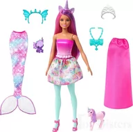 Lalki dla dziewczynek - Barbie Dreamtopia Przebieranki Świat fantazji - Mattel - miniaturka - grafika 1