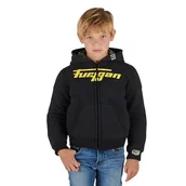 Odzież motocyklowa - Furygan LUXIO KID HOODIE D3O Kurtki i płaszcze Casual & Sportwear, Czarno-neonowa ?ó??, 10 Lat - miniaturka - grafika 1