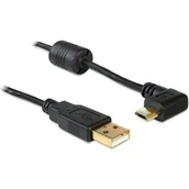 Kable USB - Delock Kabel Kabel USB 2 0 kątowy lewy/prawy1 m (83147) - miniaturka - grafika 1
