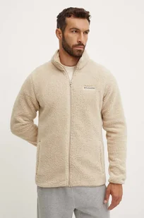 Columbia bluza męska kolor beżowy gładka - Bluzy męskie - miniaturka - grafika 1