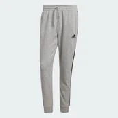 Spodnie męskie - Essentials Fleece Tapered Cuff 3-Stripes Pants - Adidas - miniaturka - grafika 1