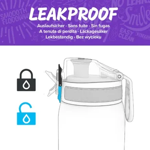 ION8 Zielona butelka na wodę w krokodyle 350 ml - Butelki filtrujące - miniaturka - grafika 7