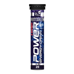 Hussarion Power Energy Drink suplement diety 20 tabletek musujących - Suplementy naturalne - miniaturka - grafika 1