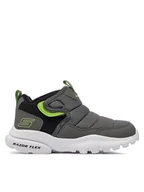 Buty dla chłopców - Skechers Trzewiki Cool Break 403784L/CCBK Szary - miniaturka - grafika 1