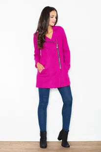 Płaszcz Babette M405 fuksja - Płaszcze damskie - miniaturka - grafika 1
