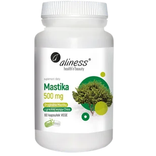 MASTIKA 500mg sproszkowana żywica 60 kapsułek ALINESS - Suplementy naturalne - miniaturka - grafika 1