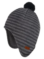 Czapki damskie - MaxiMo Czapka w kolorze czarno-szarym - miniaturka - grafika 1