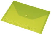 Przybory szkolne - PANTA PLAST Koperta Focus C330 A4 przezroczysta żółta - miniaturka - grafika 1
