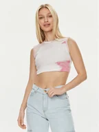 Koszulki i topy damskie - Calvin Klein Jeans Top J20J223163 Kolorowy Slim Fit - miniaturka - grafika 1